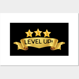 Gamer Level Up! Posters and Art